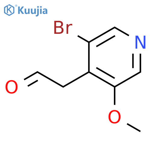 2-(3-bromo-5-methoxypyridin-4-yl)acetaldehyde structure