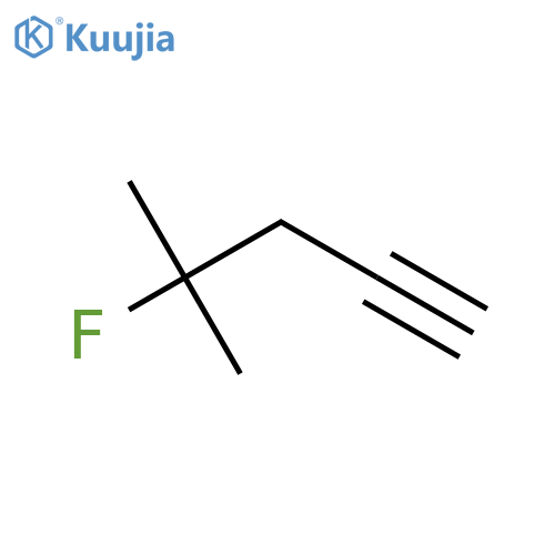4-fluoro-4-methylpent-1-yne structure