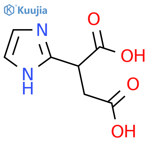 2-(1H-imidazol-2-yl)butanedioic acid structure