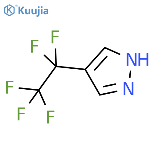 4-(pentafluoroethyl)-1H-pyrazole structure