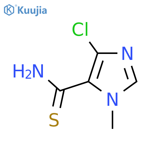 4-chloro-1-methyl-1H-imidazole-5-carbothioamide structure