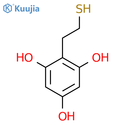 2-(2-sulfanylethyl)benzene-1,3,5-triol structure