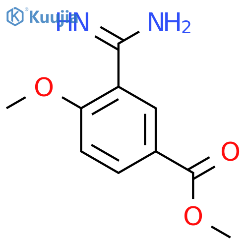methyl 3-carbamimidoyl-4-methoxybenzoate structure