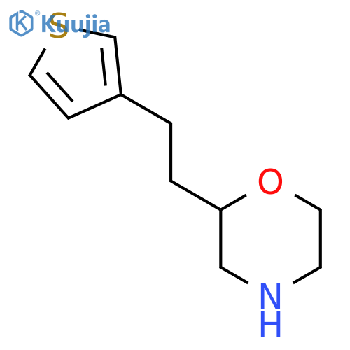2-2-(thiophen-3-yl)ethylmorpholine structure