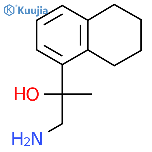1-amino-2-(5,6,7,8-tetrahydronaphthalen-1-yl)propan-2-ol structure