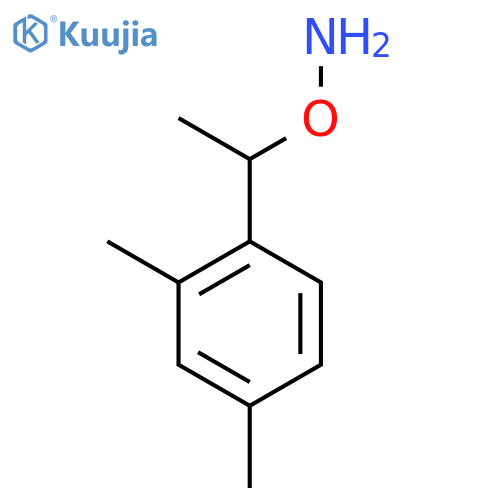 O-1-(2,4-dimethylphenyl)ethylhydroxylamine structure
