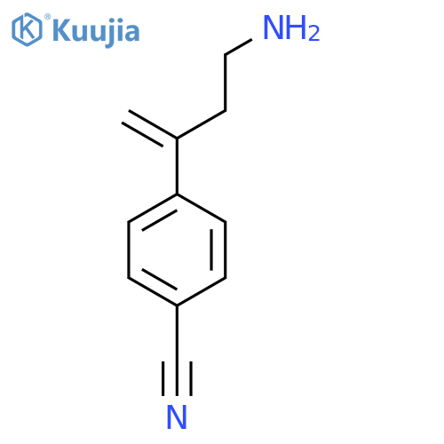 4-(4-aminobut-1-en-2-yl)benzonitrile structure