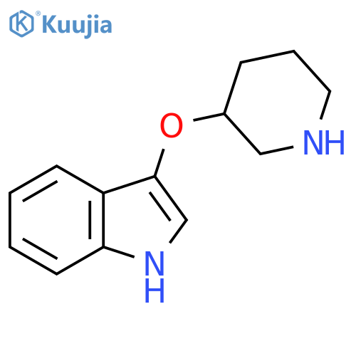 3-(piperidin-3-yloxy)-1H-indole structure