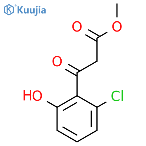 methyl 3-(2-chloro-6-hydroxyphenyl)-3-oxopropanoate structure