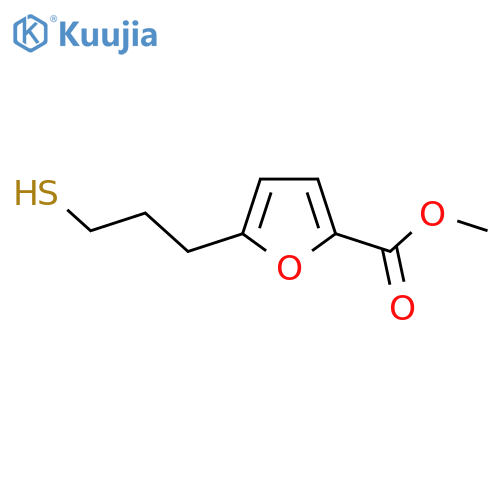 methyl 5-(3-sulfanylpropyl)furan-2-carboxylate structure