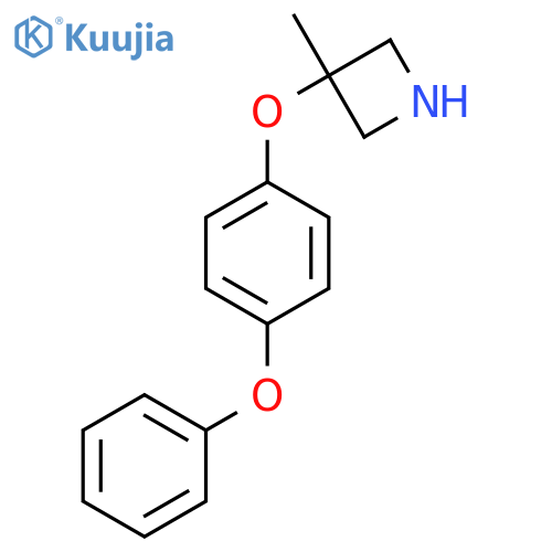 3-methyl-3-(4-phenoxyphenoxy)azetidine structure