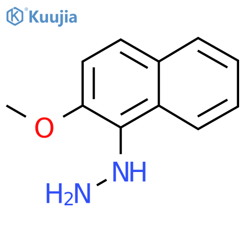(2-methoxynaphthalen-1-yl)hydrazine structure