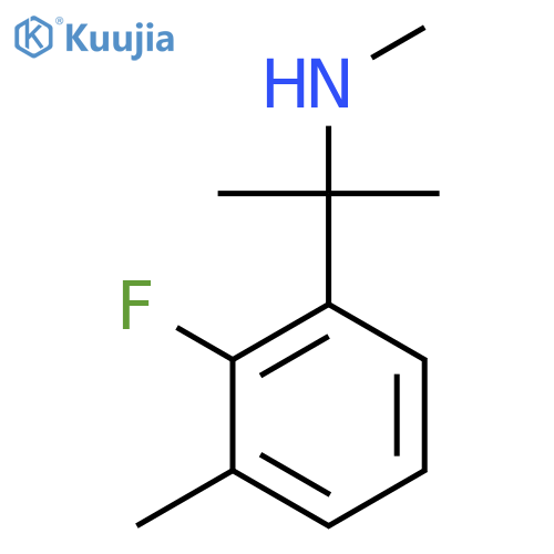 2-(2-fluoro-3-methylphenyl)propan-2-yl(methyl)amine structure