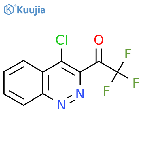 1-(4-chlorocinnolin-3-yl)-2,2,2-trifluoroethan-1-one structure