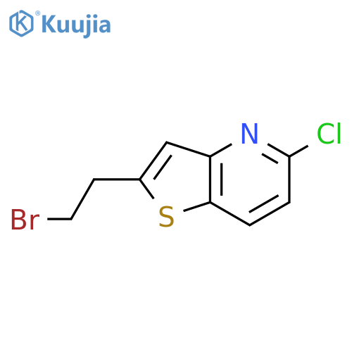 2-(2-bromoethyl)-5-chlorothieno3,2-bpyridine structure