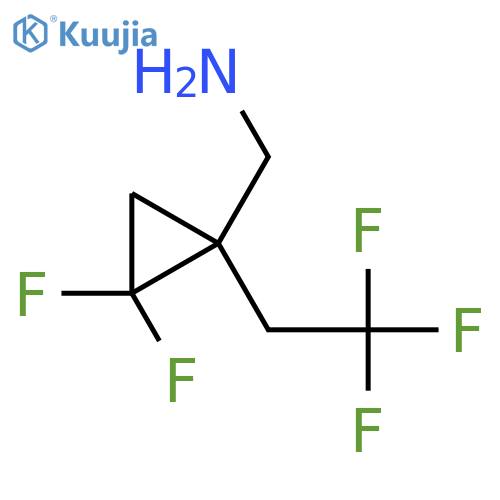 2,2-difluoro-1-(2,2,2-trifluoroethyl)cyclopropylmethanamine structure