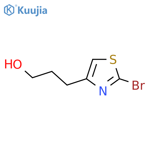 3-(2-bromo-1,3-thiazol-4-yl)propan-1-ol structure