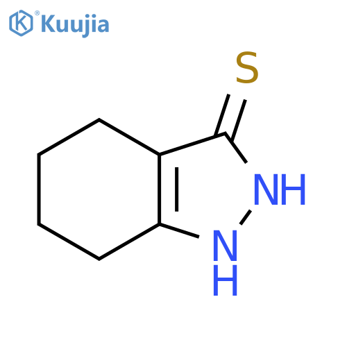 4,5,6,7-tetrahydro-1H-indazole-3-thiol structure