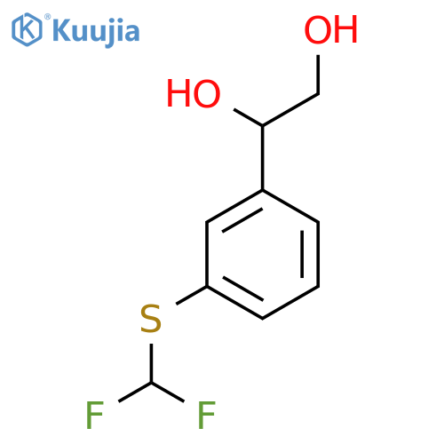 1-{3-(difluoromethyl)sulfanylphenyl}ethane-1,2-diol structure
