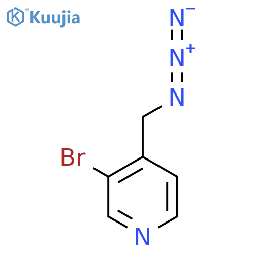 4-(azidomethyl)-3-bromopyridine structure