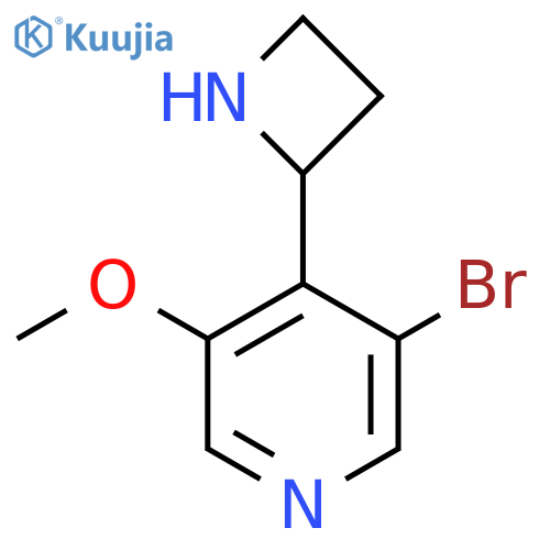 4-(azetidin-2-yl)-3-bromo-5-methoxypyridine structure