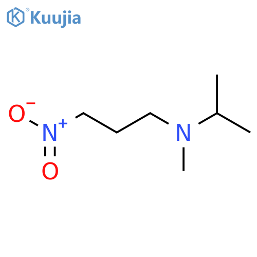 methyl(3-nitropropyl)(propan-2-yl)amine structure