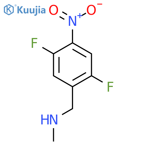 (2,5-difluoro-4-nitrophenyl)methyl(methyl)amine structure