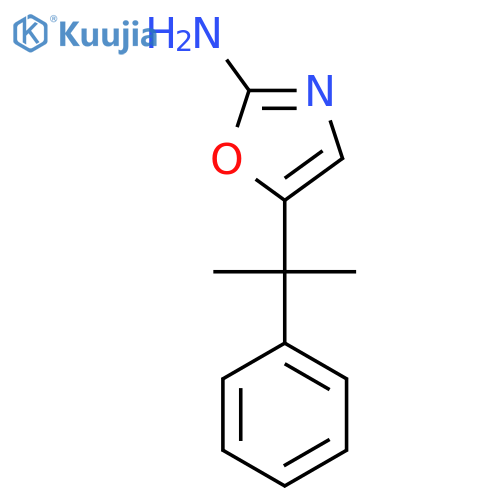 5-(2-phenylpropan-2-yl)-1,3-oxazol-2-amine structure