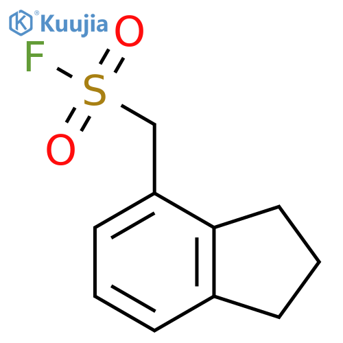 (2,3-dihydro-1H-inden-4-yl)methanesulfonyl fluoride structure