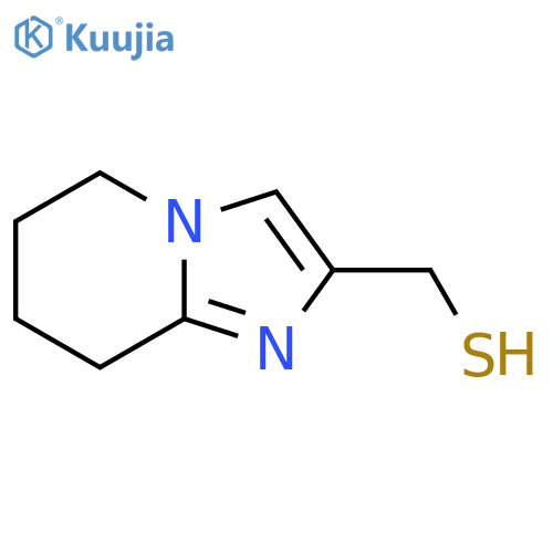{5H,6H,7H,8H-imidazo1,2-apyridin-2-yl}methanethiol structure