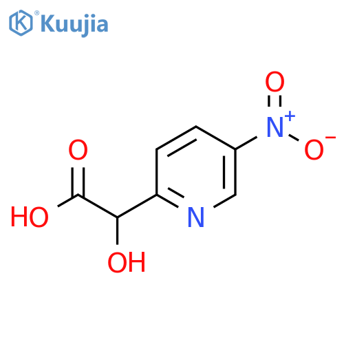 2-hydroxy-2-(5-nitropyridin-2-yl)acetic acid structure