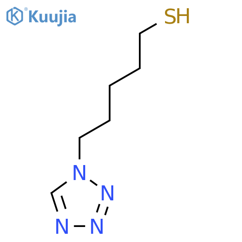 5-(1H-1,2,3,4-tetrazol-1-yl)pentane-1-thiol structure