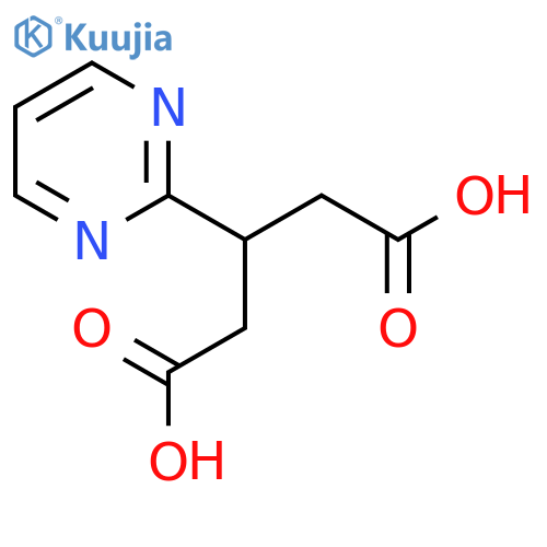 3-(pyrimidin-2-yl)pentanedioic acid structure
