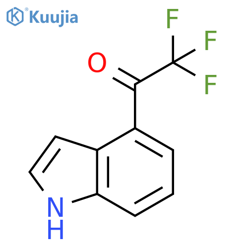 2,2,2-trifluoro-1-(1H-indol-4-yl)ethan-1-one structure