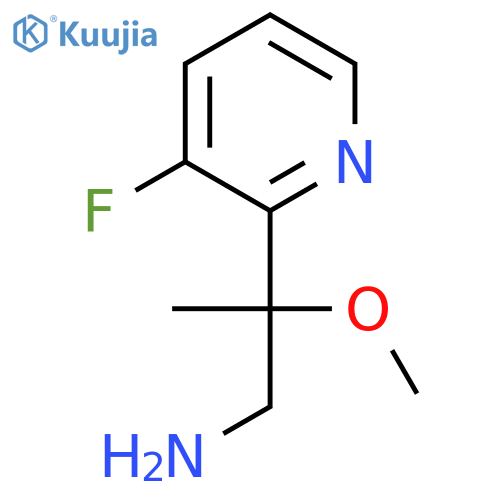 2-(3-fluoropyridin-2-yl)-2-methoxypropan-1-amine structure