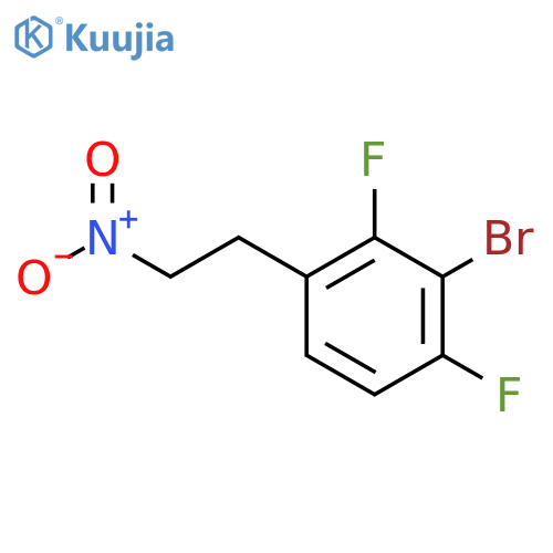 2-bromo-1,3-difluoro-4-(2-nitroethyl)benzene structure