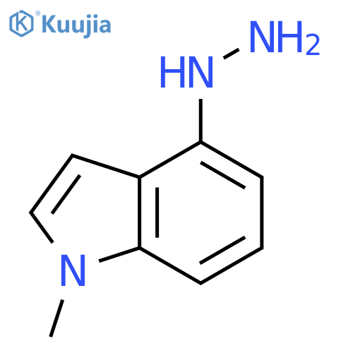 4-hydrazinyl-1-methyl-1H-indole structure