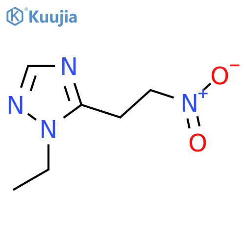 1-ethyl-5-(2-nitroethyl)-1H-1,2,4-triazole structure