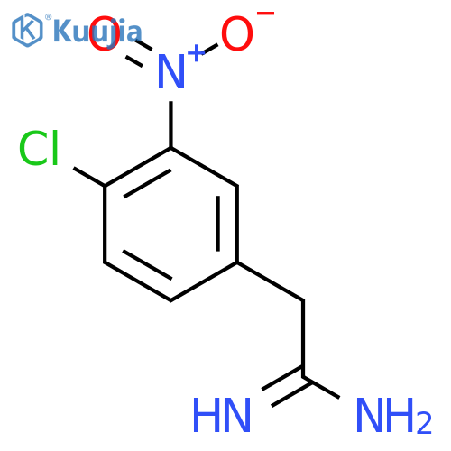2-(4-chloro-3-nitrophenyl)ethanimidamide structure