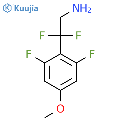 2-(2,6-difluoro-4-methoxyphenyl)-2,2-difluoroethan-1-amine structure
