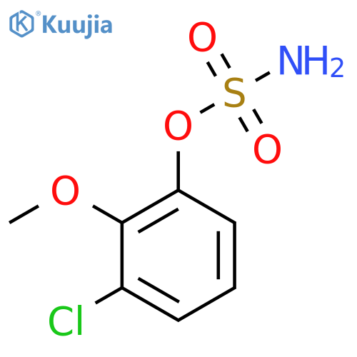 3-chloro-2-methoxyphenyl sulfamate structure