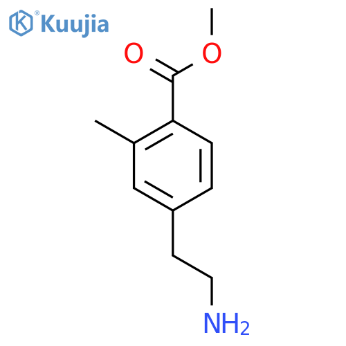 methyl 4-(2-aminoethyl)-2-methylbenzoate structure