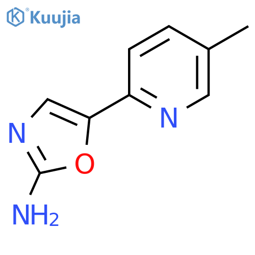5-(5-methylpyridin-2-yl)-1,3-oxazol-2-amine structure