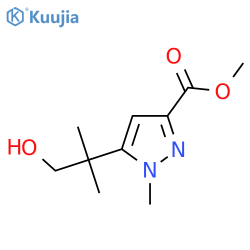 methyl 5-(1-hydroxy-2-methylpropan-2-yl)-1-methyl-1H-pyrazole-3-carboxylate structure