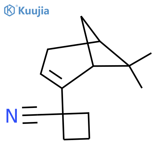 1-{6,6-dimethylbicyclo3.1.1hept-2-en-2-yl}cyclobutane-1-carbonitrile structure