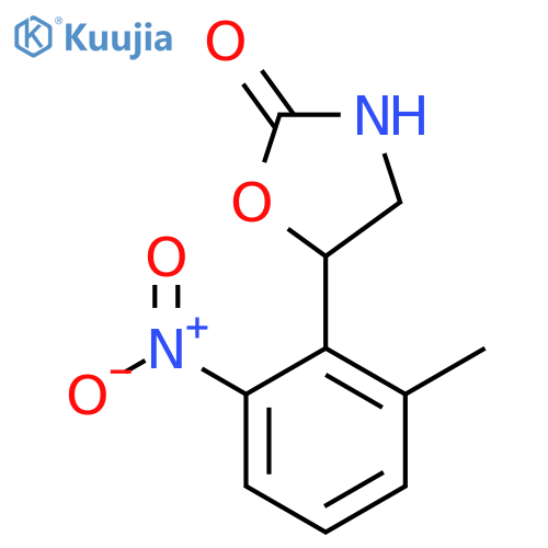 5-(2-methyl-6-nitrophenyl)-1,3-oxazolidin-2-one structure