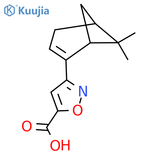 3-{6,6-dimethylbicyclo3.1.1hept-2-en-2-yl}-1,2-oxazole-5-carboxylic acid structure