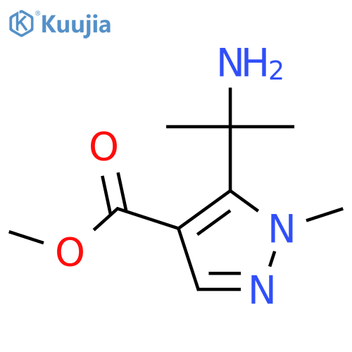 methyl 5-(2-aminopropan-2-yl)-1-methyl-1H-pyrazole-4-carboxylate structure
