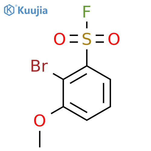 2-bromo-3-methoxybenzene-1-sulfonyl fluoride structure