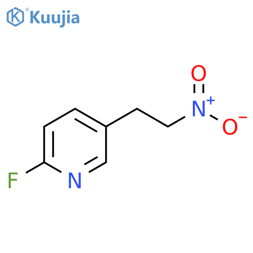 2-Fluoro-5-(2-nitroethyl)pyridine structure